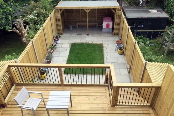 Garden deck, Crouch End, London