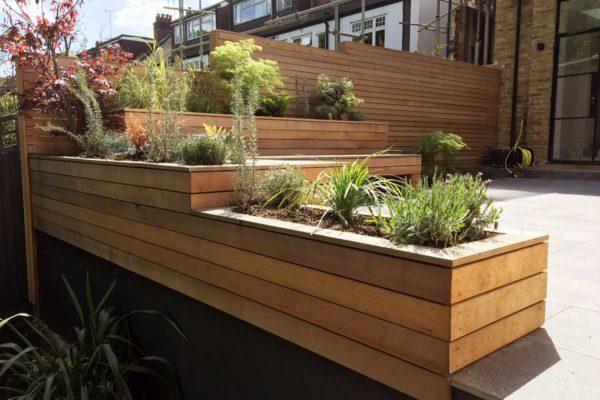 Tiered garden in Highgate, 7