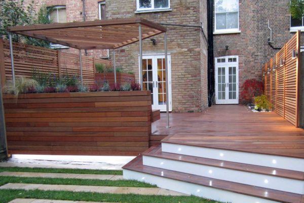 Garden deck, West Hampstead, London