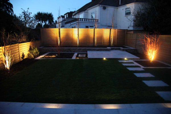 Garden lighting in Forest Gate